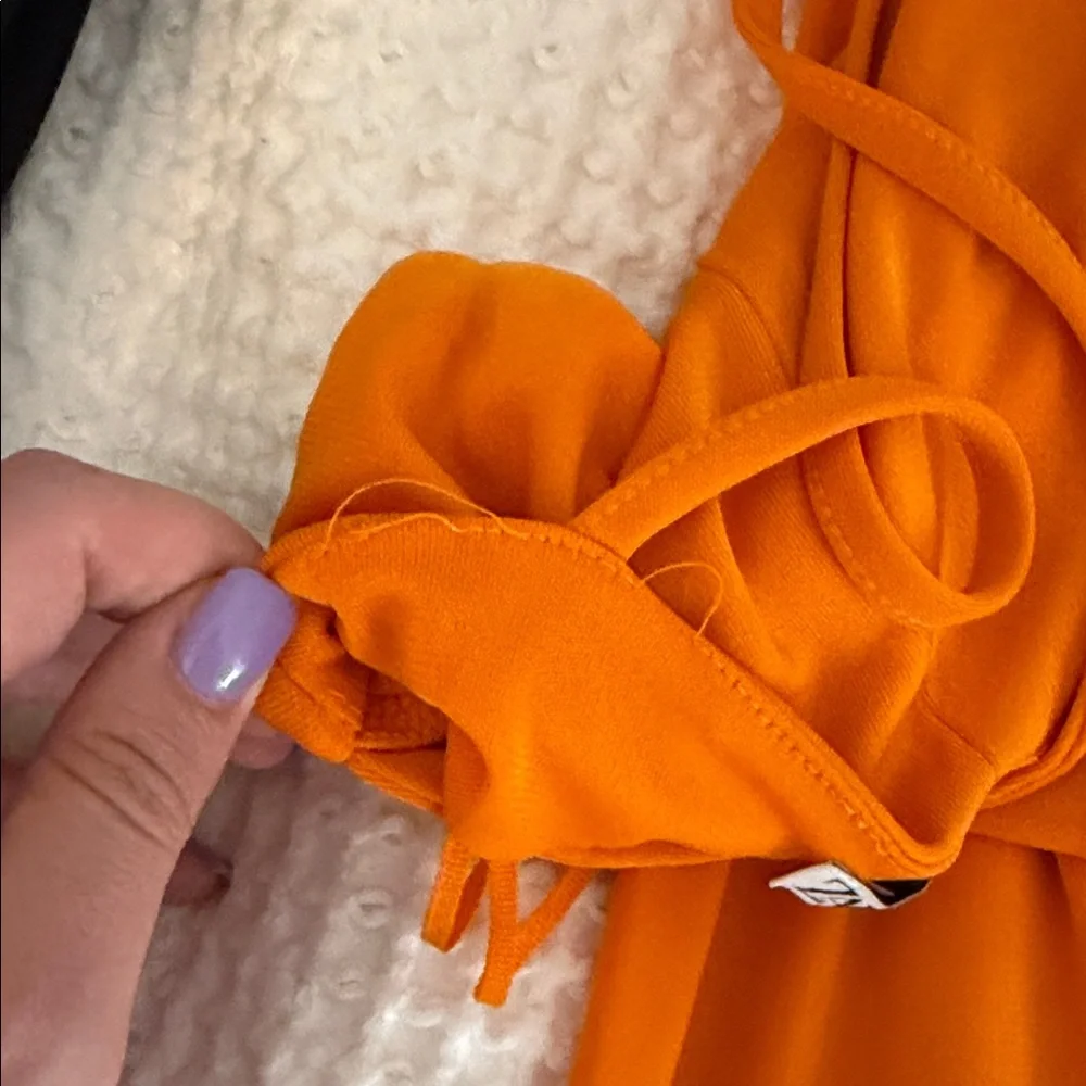 Orange Bodycon Dress - Picture 9 of 9